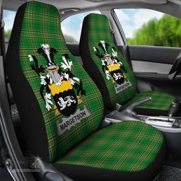 Irish Margetson Coat of Arms Family Crest Ireland Car Seat Cover Irish National Tartan Irish County Car Seat Cover