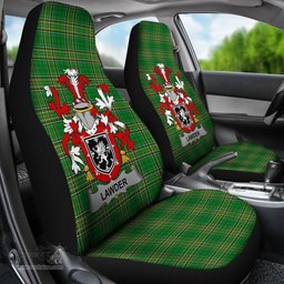 Irish Lawder or Lauder Coat of Arms Family Crest Ireland Car Seat Cover Irish National Tartan Irish County Car Seat Cover