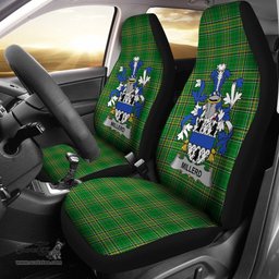 Irish Millerd Coat of Arms Family Crest Ireland Car Seat Cover Irish National Tartan Irish County Car Seat Cover