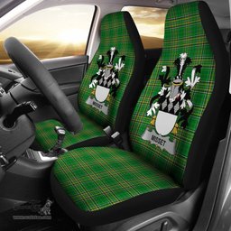 Irish Misset Coat of Arms Family Crest Ireland Car Seat Cover Irish National Tartan Irish County Car Seat Cover