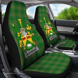 Irish McDonagh or McDonogh Coat of Arms Family Crest Ireland Car Seat Cover Irish National Tartan Irish County Car Seat Cover