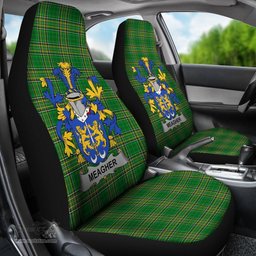 Irish Meagher or O'Maher Coat of Arms Family Crest Ireland Car Seat Cover Irish National Tartan Irish County Car Seat Cover