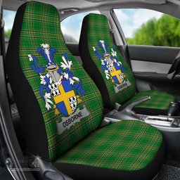 Irish Osborne Coat of Arms Family Crest Ireland Car Seat Cover Irish National Tartan Irish County Car Seat Cover
