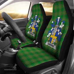 Irish Osborne Coat of Arms Family Crest Ireland Car Seat Cover Irish National Tartan Irish County Car Seat Cover