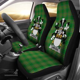Irish Lawless Coat of Arms Family Crest Ireland Car Seat Cover Irish National Tartan Irish County Car Seat Cover