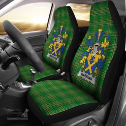 Irish Markham Coat of Arms Family Crest Ireland Car Seat Cover Irish National Tartan Irish County Car Seat Cover