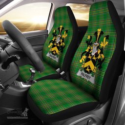 Irish Palfrey Coat of Arms Family Crest Ireland Car Seat Cover Irish National Tartan Irish County Car Seat Cover