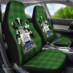 Irish Myers Coat of Arms Family Crest Ireland Car Seat Cover Irish National Tartan Irish County Car Seat Cover