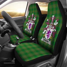 Irish McMore or More Coat of Arms Family Crest Ireland Car Seat Cover Irish National Tartan Irish County Car Seat Cover