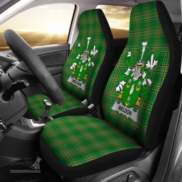 Irish Meldon or Muldoon Coat of Arms Family Crest Ireland Car Seat Cover Irish National Tartan Irish County Car Seat Cover