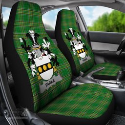Irish Parke Coat of Arms Family Crest Ireland Car Seat Cover Irish National Tartan Irish County Car Seat Cover
