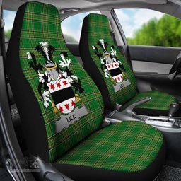 Irish Lill Coat of Arms Family Crest Ireland Car Seat Cover Irish National Tartan Irish County Car Seat Cover