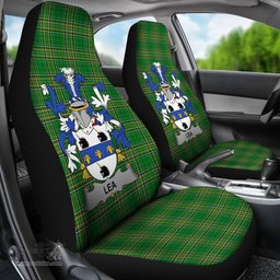 Irish Lea or McLea Coat of Arms Family Crest Ireland Car Seat Cover Irish National Tartan Irish County Car Seat Cover