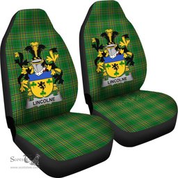 Irish Lincolne Coat of Arms Family Crest Ireland Car Seat Cover Irish National Tartan Irish County Car Seat Cover