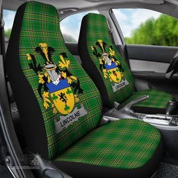 Irish Lincolne Coat of Arms Family Crest Ireland Car Seat Cover Irish National Tartan Irish County Car Seat Cover
