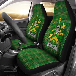 Irish McCurdy or Curdy Coat of Arms Family Crest Ireland Car Seat Cover Irish National Tartan Irish County Car Seat Cover