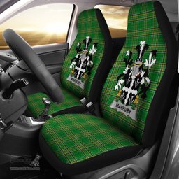 Irish Marbury or Maybery Coat of Arms Family Crest Ireland Car Seat Cover Irish National Tartan Irish County Car Seat Cover