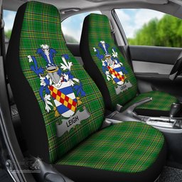 Irish Leigh or McLaeghis Coat of Arms Family Crest Ireland Car Seat Cover Irish National Tartan Irish County Car Seat Cover