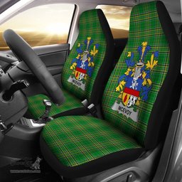 Irish McEvoy or McKelvey Coat of Arms Family Crest Ireland Car Seat Cover Irish National Tartan Irish County Car Seat Cover