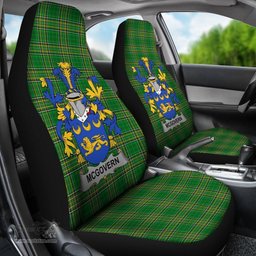 Irish McGovern or McGauran Coat of Arms Family Crest Ireland Car Seat Cover Irish National Tartan Irish County Car Seat Cover