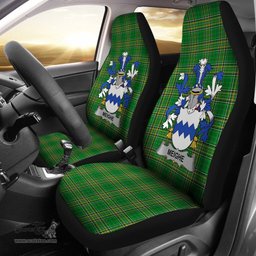 Irish Meighe Coat of Arms Family Crest Ireland Car Seat Cover Irish National Tartan Irish County Car Seat Cover