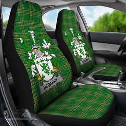 Irish McGarry or Garry Coat of Arms Family Crest Ireland Car Seat Cover Irish National Tartan Irish County Car Seat Cover