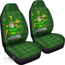 Irish McCain or O'Kane Coat of Arms Family Crest Ireland Car Seat Cover Irish National Tartan Irish County Car Seat Cover