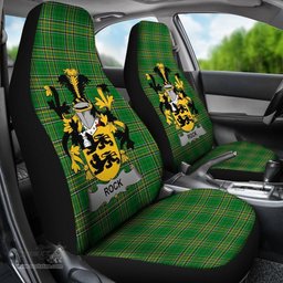 Irish Rock Coat of Arms Family Crest Ireland Car Seat Cover Irish National Tartan Irish County Car Seat Cover