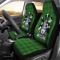 Irish Sharpe Coat of Arms Family Crest Ireland Car Seat Cover Irish National Tartan Irish County Car Seat Cover