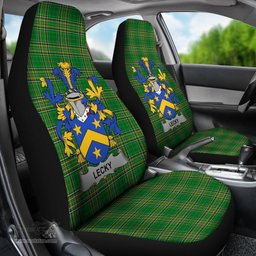 Irish Lecky or Lackey Coat of Arms Family Crest Ireland Car Seat Cover Irish National Tartan Irish County Car Seat Cover