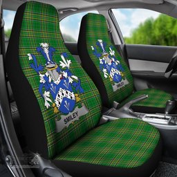 Irish Smiley or Smyly Coat of Arms Family Crest Ireland Car Seat Cover Irish National Tartan Irish County Car Seat Cover