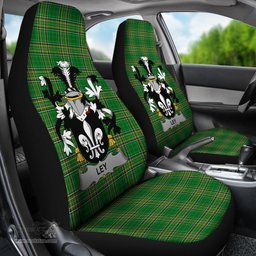 Irish Ley Coat of Arms Family Crest Ireland Car Seat Cover Irish National Tartan Irish County Car Seat Cover