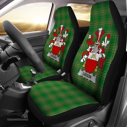 Irish Leeson Coat of Arms Family Crest Ireland Car Seat Cover Irish National Tartan Irish County Car Seat Cover