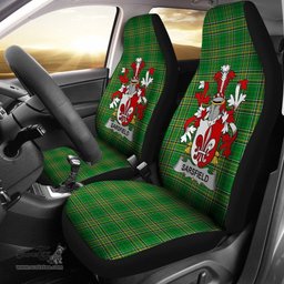 Irish Sarsfield Coat of Arms Family Crest Ireland Car Seat Cover Irish National Tartan Irish County Car Seat Cover
