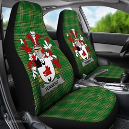 Irish Tennent Coat of Arms Family Crest Ireland Car Seat Cover Irish National Tartan Irish County Car Seat Cover