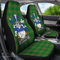 Irish Sheppard Coat of Arms Family Crest Ireland Car Seat Cover Irish National Tartan Irish County Car Seat Cover