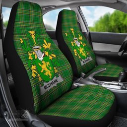 Irish Shane or McShane Coat of Arms Family Crest Ireland Car Seat Cover Irish National Tartan Irish County Car Seat Cover