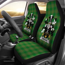 Irish Rawlins Coat of Arms Family Crest Ireland Car Seat Cover Irish National Tartan Irish County Car Seat Cover