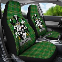 Irish Nelson or Nealson Coat of Arms Family Crest Ireland Car Seat Cover Irish National Tartan Irish County Car Seat Cover