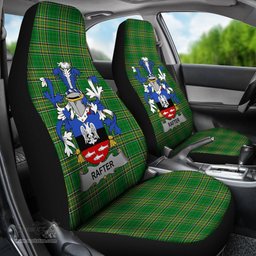 Irish Rafter Coat of Arms Family Crest Ireland Car Seat Cover Irish National Tartan Irish County Car Seat Cover