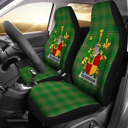 Irish Packenham Coat of Arms Family Crest Ireland Car Seat Cover Irish National Tartan Irish County Car Seat Cover