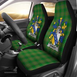 Irish Stanley Coat of Arms Family Crest Ireland Car Seat Cover Irish National Tartan Irish County Car Seat Cover