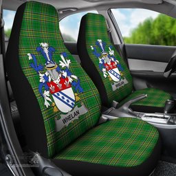 Irish Whelan Coat of Arms Family Crest Ireland Car Seat Cover Irish National Tartan Irish County Car Seat Cover