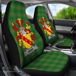 Irish Webb Coat of Arms Family Crest Ireland Car Seat Cover Irish National Tartan Irish County Car Seat Cover