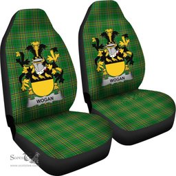 Irish Wogan Coat of Arms Family Crest Ireland Car Seat Cover Irish National Tartan Irish County Car Seat Cover