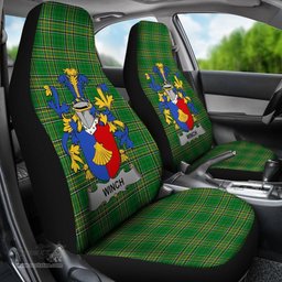 Irish Winch Coat of Arms Family Crest Ireland Car Seat Cover Irish National Tartan Irish County Car Seat Cover