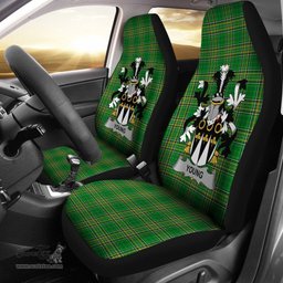 Irish Young Coat of Arms Family Crest Ireland Car Seat Cover Irish National Tartan Irish County Car Seat Cover