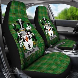 Irish Whalley Coat of Arms Family Crest Ireland Car Seat Cover Irish National Tartan Irish County Car Seat Cover
