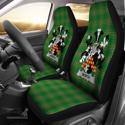 Irish Worth or McWorth Coat of Arms Family Crest Ireland Car Seat Cover Irish National Tartan Irish County Car Seat Cover