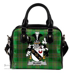 Irish Bland Coat of Arms Family Crest Ireland Shoulder Handbag Irish National Tartan Irish County Handbag
